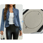 🥳2026 HOT SALE🥳💞50K+ SOLD!👵☀️ 50% OFF! Open-Front Denim Jacket – No buttons, easy on/off. Flattering ruffle trim, breathable fabric. Classic blue wash. A versatile wardrobe staple. 🌿✅