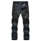 🏆LAST DAY SALE 50% OFF!!🔥Men's Waterproof Winter Trousers with Fleece Lining Cargo Pants