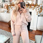 🔥Women's 2 Piece Sets Outfits Casual Long Sleeve Sweatsuits Sets