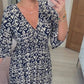 Bohemian Casual Print V-Neck Long Dress (Free Shipping)