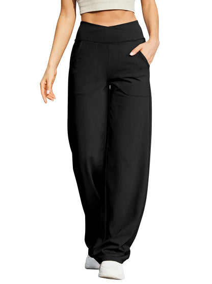🩷Autumn Hot Sale-50% Off🩷Plus Size Minimalist Baggy Stretch Casual High Rise Straight Leg Pants
