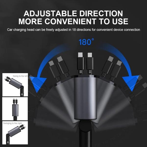 Retractable Car Fast Charger - clarioy