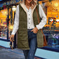 🍂Autumn Promotion 50%💕Great Gift! Women's Fall Reversible Vest Sleeveless Faux Fleece Jacket