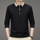 🎉New Arrival🔥Men's Business Casual Solid Color Lapel Base T-shirt