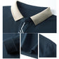 🎉New Arrival🔥Men's Business Casual Solid Color Lapel Base T-shirt
