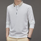 🎉New Arrival🔥Men's Business Casual Solid Color Lapel Base T-shirt