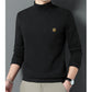 Men's Thickened Mock Neck Warm Solid Sweatshirt（50% OFF）