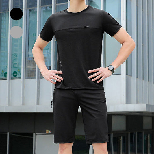 🎁Hot Sale 50% OFF👕Men's Fashion Quick-Dry Breathable Two Piece Set🩳
