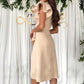 Sexy V-Neck Flutter Sleeve Dress（50% OFF）
