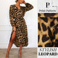 ✨V-Neck Leopard Print Dress