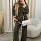 45 % OFF🔥Solid Color Casual Knitted Two-piece SetFF