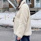 Women's Thickened & Warm Loose Double Head Zip Jacket