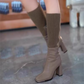 ✨HOT SALE 49% - Fashion Stretch Knitted High Chunky Heel Boots for Women