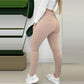 Women's Thickened Casual Tight Trousers with Elastic Drawstring High Waist