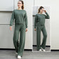 2-piece set: round-neck top and drawstring trousers