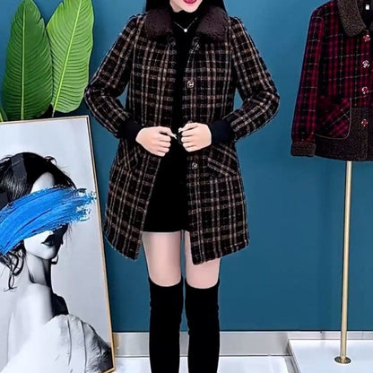 ❄️Winter Specials❄️Women's Plush Thick Mid Length Jacket Coat💖