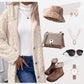 2024 New Arrival- 49% OFF🔥Women's Warm Diamond Pattern Hooded Jacket