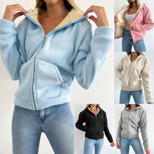 🎀New Arrivals-Women's Lined Zip-Up Hoodies