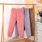 Best Gift! Women’s Thermal and Comfortable Faux Plush Pants Pajamas