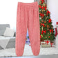 Best Gift! Women’s Thermal and Comfortable Faux Plush Pants Pajamas