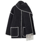 💥Hot Sale 49% OFF🔥Women’s Tassel Scarf Tweed Coat