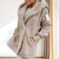 🌷Limited Time 50% OFF💞Women's Soft Fuzzy Hooded Jacket with Pockets