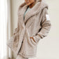 🌷Limited Time 50% OFF💞Women's Soft Fuzzy Hooded Jacket with Pockets
