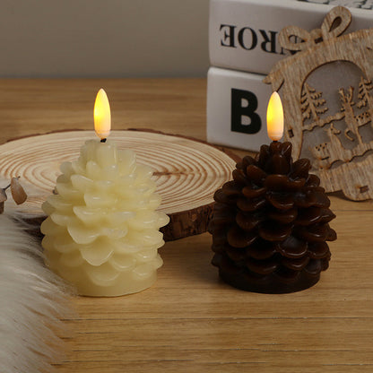 🔥HOT SALE 49% OFF -🎄Flameless LED Pine Cone Candles for Holiday Decor