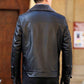 [Winter Gift] Men's Faux Fleece Lined PU Leather Warm Jacket