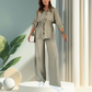 🔥New Product🔥 Button-Down Top & Loose-Fit Pants Set