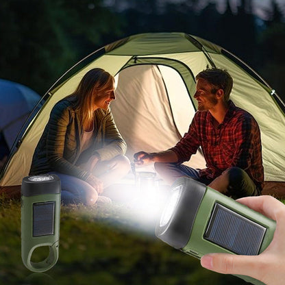 💥Hot Sale 50% OFF💥Outdoor Emergency Lamp (Hand Crank + Solar + USB Charging)