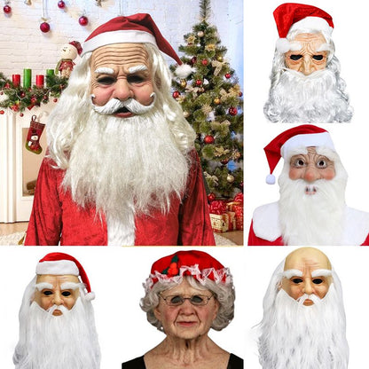 🔥Hot Sale 49% Off🔥Santa Claus Mask Christmas Cosplay