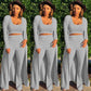 🔥Early Black Friday Sale:32% OFF🔥Women’s Stretch Knitted Tank Top High-waist Leggings and Long Cardigan 3-piece Set