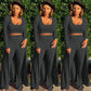 🔥Early Black Friday Sale:32% OFF🔥Women’s Stretch Knitted Tank Top High-waist Leggings and Long Cardigan 3-piece Set