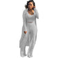 🔥Early Black Friday Sale:32% OFF🔥Women’s Stretch Knitted Tank Top High-waist Leggings and Long Cardigan 3-piece Set
