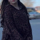 💕Hot Sale 50% OFF💕Women's leopard print hoodie dress
