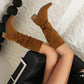 🔥Hot sale🔥 Fashionable Comfortable Knee-High Chunky Heel Boots