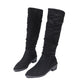 🔥Hot sale🔥 Fashionable Comfortable Knee-High Chunky Heel Boots