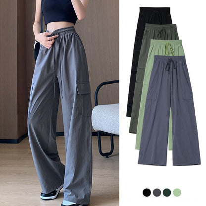 Women's Lightweight Wide-Leg Utility Pants