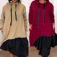 🔥Hot Sale 49% OFF🔥Women’s Trendy Casual Loose Fit Hooded Dress