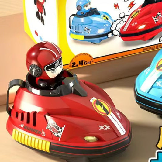 🔥 Hot sale 🔥Cartoon Remote Control Bumper Cars for Kids