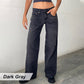 🔥HOT SALE 49% OFF🔥Women's Low-Rise Straight Leg Jeans with Pockets
