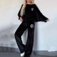 🔥🖤Black Friday Sale:50% OFF🔥Women’s Cozy Casual Set -  Soft Batwing Top and Wide-Leg Pants