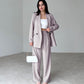 🔥HOT SALE 🔥Women's Long 2-Piece Blazer Suit Set