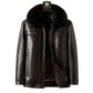 🔥Hot Sale🔥Men's Winter Leather Jacket with Plush Lining