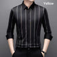 Men's Breathable Striped Lapel Shirts – Buy 2 Get Free Shipping