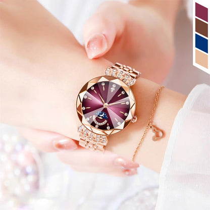 🎀Fashionable Diamond Moon Star Watch for Women