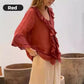 🌸2025 HOT SALE 50% OFF🌸Women's Ruffle Collar Blouse with Bell Sleeves