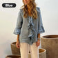 🌸2025 HOT SALE 50% OFF🌸Women's Ruffle Collar Blouse with Bell Sleeves