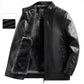 Men's Casual PU Leather Jacket（50% OFF）